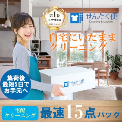 せんたく便 最速15点パック 宅配クリーニングサービス