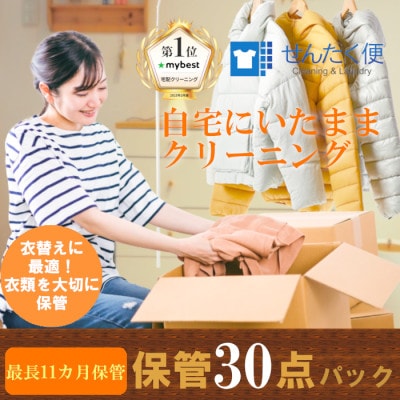 せんたく便 保管30点パック 宅配クリーニングサービス