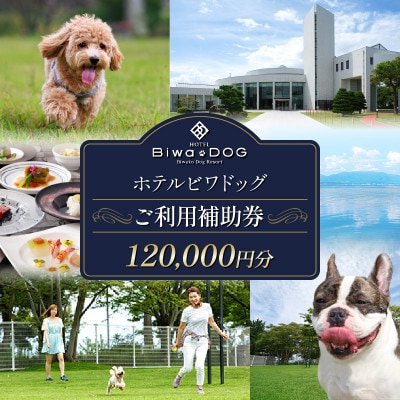 ペットと泊まれる彦根旅行 ホテルビワドッグご利用補助券120,000円分