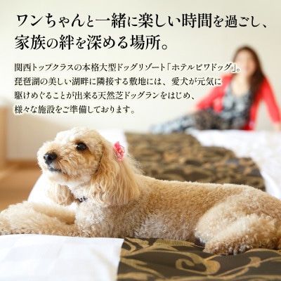 ペットと泊まれる彦根旅行 ホテルビワドッグご利用補助券120,000円分