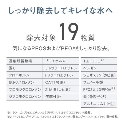 パナソニック 浄水器 TK-CJ24-W(交換用カートリッジ TK-CJ24C1 付)