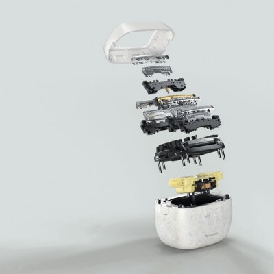 パナソニック 電気シェーバー ラムダッシュ パームイン 5枚刃 ES-PV6A-W(髭剃り)