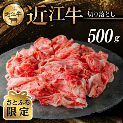 【さとふる限定】近江牛 切り落とし 500g【黒毛和牛の頂点、日本三大和牛】