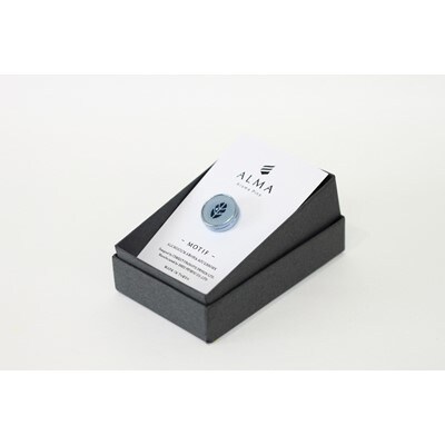 ALMA Aroma Pins　-MOTIF-　(blue　リーフ)