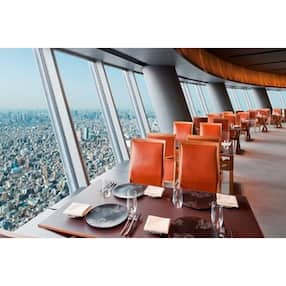東京スカイツリー(R)天望デッキ入場券付 Sky Restaurant 634 ランチ「粋」ご利用券