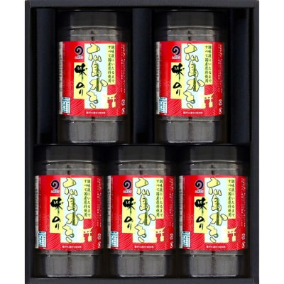 広島かき味のり 5本詰合せ もみじ 8切36枚【AC001】