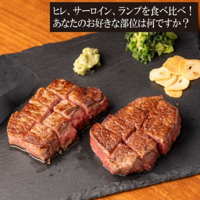 ステーキ屋が贈る広島牛王道ステーキギフト(ヒレ/サーロイン各150g)【DC007】