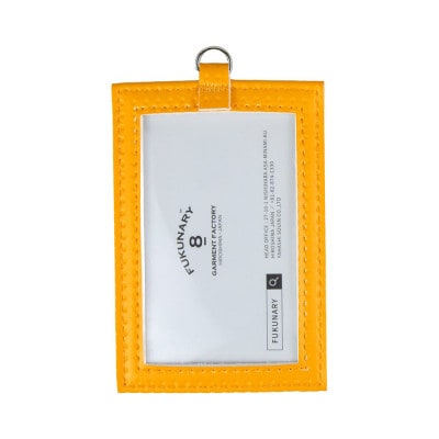 FUKUNARY IDカードケース(縦)/ イエロー M124T【DN008VC02】