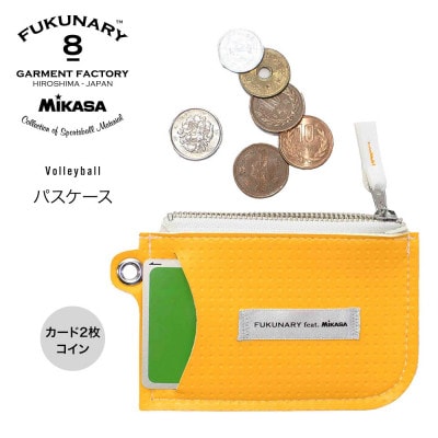 FUKUNARY パスケース/ イエロー M077【DN024VC02】