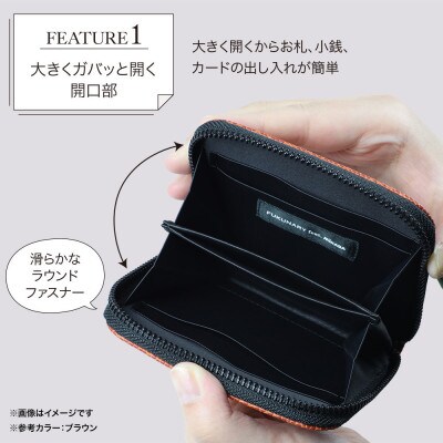 ミニマム財布/ ブルー M074【DN065VC01】