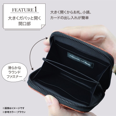 FUKUNARY ミニマム財布 バレーボール生地 / イエロー M074【DN065VC02】