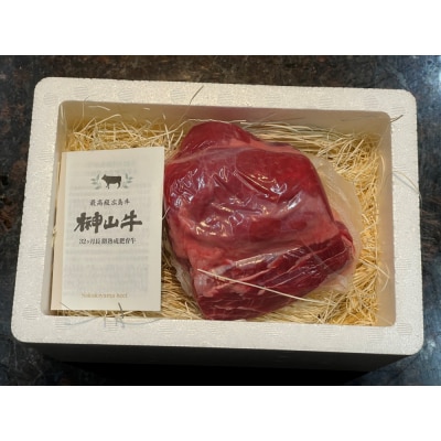 【訳アリ】超希少黒毛和牛「榊山牛」煮込み用ブロック肉500g【ER002】