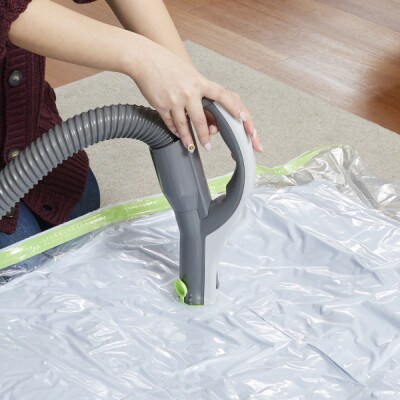 【日本製】ハンガー付き衣類圧縮袋 Mサイズ (2枚入り) 2箱セット