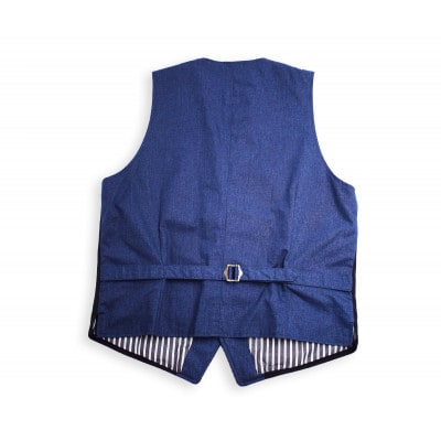 【Mサイズ】柔道衣メーカーから発信!九櫻刺子ベスト　黒染め