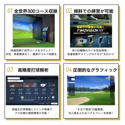 柏原市で体験できる大阪・奈良エリアで初導入の最高級シミュレーションゴルフ 個室2時間利用券(1枚)