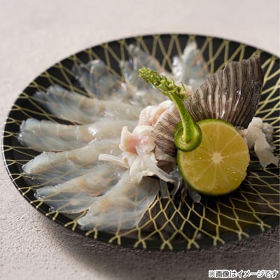 【橋詰鮮魚】淡路島3年とらふぐ(てっさ)4人前