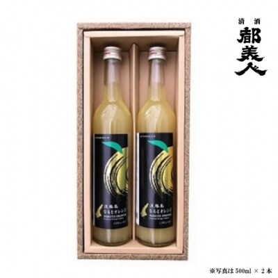 都美人酒造　淡路島なるとオレンジ酒 2本セット