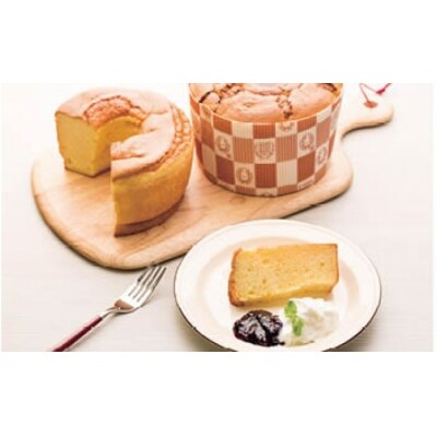 淡路島プレーンと季節のカットシフォン5個入り　(ご自宅用簡易包装)