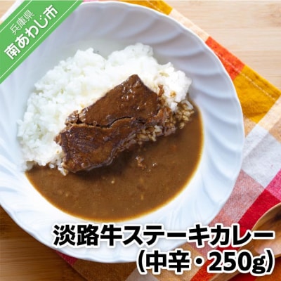 淡路牛ステーキカレー(中辛・250g)×1食セット