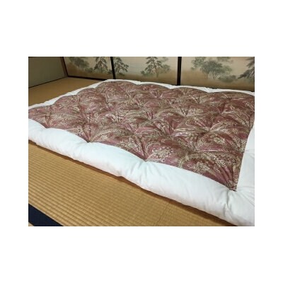 【浅井ふとん店】[抗菌・防ダニ]素朴なコットン掛け布団/シングル・ピンク