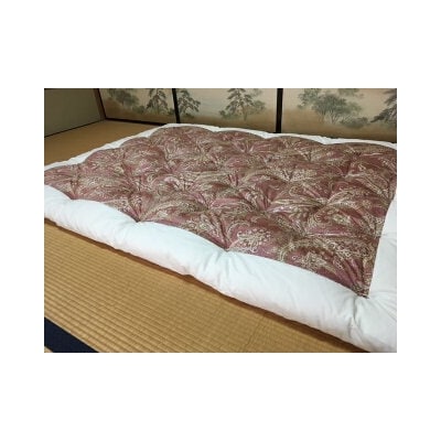 【浅井ふとん店】[抗菌・防ダニ]素朴なコットン掛け布団/シングル・ピンク