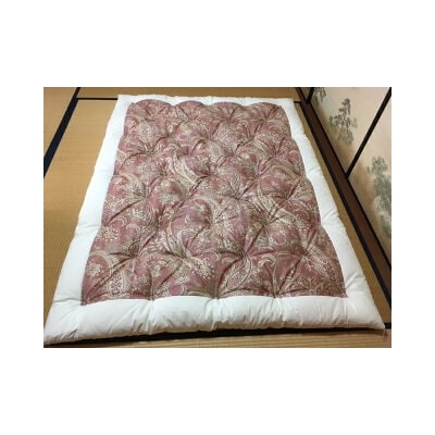 【浅井ふとん店】[抗菌・防ダニ]素朴なコットン掛け布団/シングル・ピンク