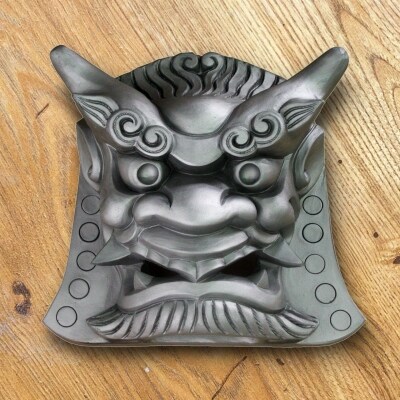 手作り鬼瓦　鬼面　弐号
