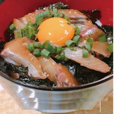 【若男水産】とつかあじ漬け丼(3人前)(60g×3P)