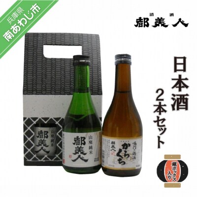 都美人酒造　日本酒 蔵形300ml 2本セット