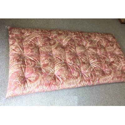 【浅井ふとん店】[抗菌・防ダニ]素朴なコットン敷布団/シングルロング・ピンク