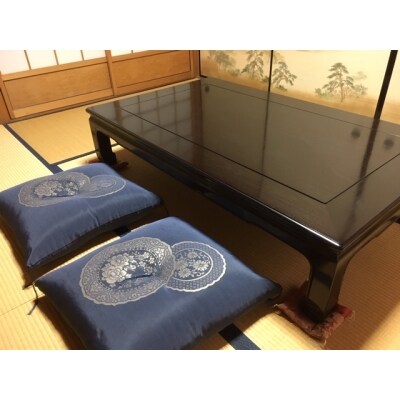 【浅井ふとん店】来客用座布団(八端判)・吉祥紬　5枚組