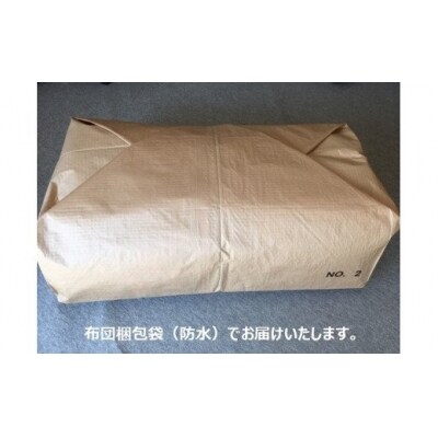 【浅井ふとん店】[抗菌・防ダニ]素朴なコットン敷布団/シングルロング・ブルー