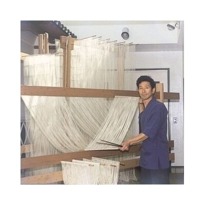 楓勇吉商店淡路島手延べそうめん『淡路糸』赤帯9kg(50g×180束) 木箱