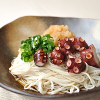 淡路島手延そうめん　淡路糸　2.25kg・だしの素　トムソン箱入り