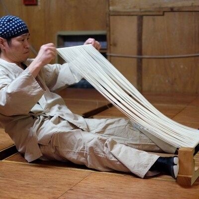 淡路島手延そうめん　淡路糸　2.25kg・だしの素　トムソン箱入り