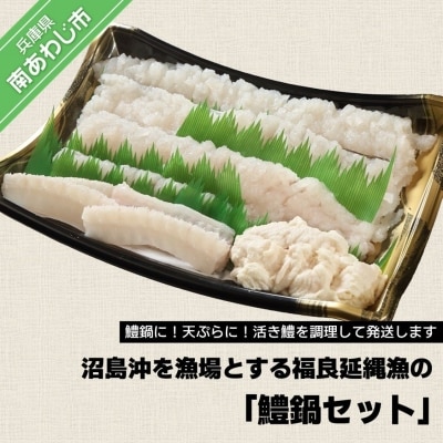 沼島沖を漁場とする福良延縄漁の「鱧鍋セット」 ★配送6月10日～8月11日