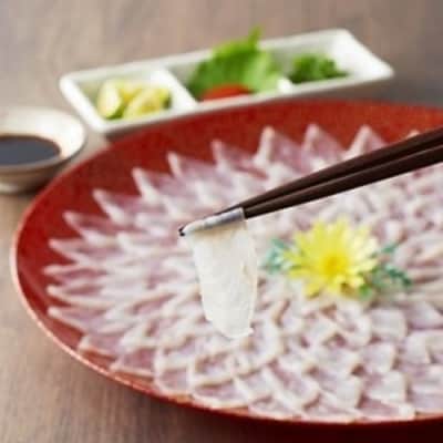 【若男水産】淡路島3年とらふぐ活てっさ(4～5人前)◆配送10月1日～4月15日