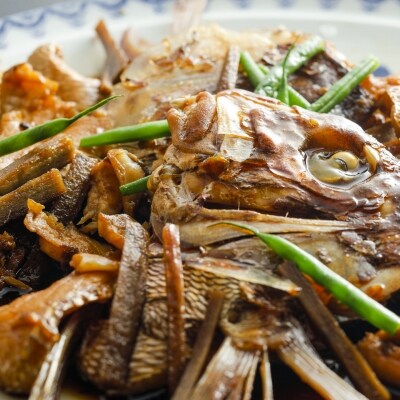 【いづみ丸】献上鯛しゃぶしゃぶセット あら煮付(4～5人前)