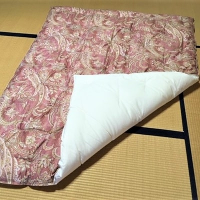 『洋風仕立て』素朴なコットン肌布団＜抗菌・防ダニ＞/シングル・ピンク