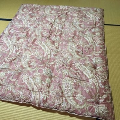 『洋風仕立て』素朴なコットン肌布団＜抗菌・防ダニ＞/シングル・ピンク