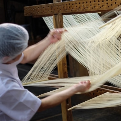 淡路島手延そうめん　御陵糸(古物)　9kg木箱入り