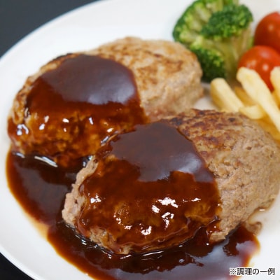 【光輝】神戸ビーフハンバーグとえびすもち豚ハンバーグ
