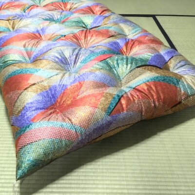 【浅井ふとん店】昭和レトロなコットン敷布団/シングルロング・レッド