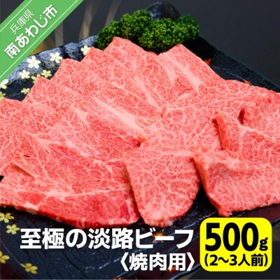 吉田精肉店の至極の淡路ビーフ　焼肉用(500g)(2～3人前)
