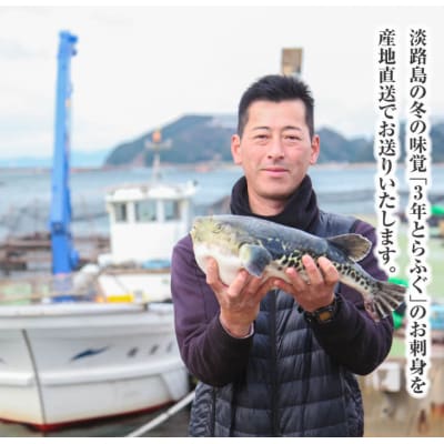 【若男水産】淡路島3年とらふぐ活てっさ(6～7人前)◆配送10月1日～4月15日