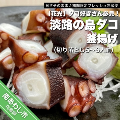 【花光】タコ好きさん必見!淡路の島ダコ釜揚げ(切り落とし5～6人前)【期間限定フレッシュ冷蔵便】
