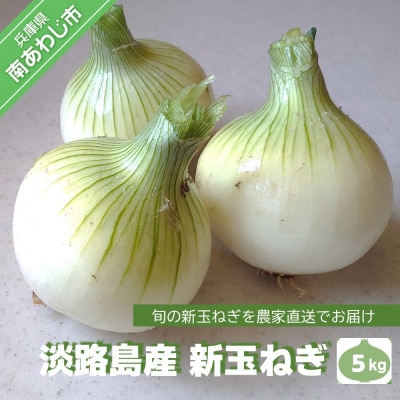 【前田青果】淡路島産　新玉ねぎ5kg　◆配送4月末頃～