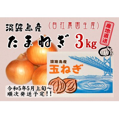 【youふぁーむ】淡路島産玉ねぎ3kg