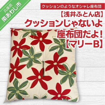 クッションじゃないよ座布団だよ!【マリーB】