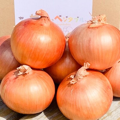 大地の恵み!淡路島の完熟玉ねぎ【シャーロットオニオン　輝玉(キラ玉)】3kg【6月中旬から配送】